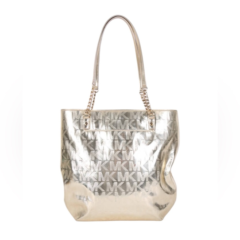 Michael Kors Metallic Mirror Tote Y2K Bag